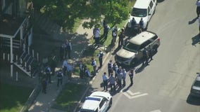 Heavy police presence in Englewood