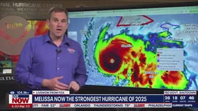 Hurricane Melissa now the strongest storm of 2025