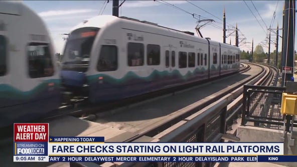 Fare checks start on Light Rail platforms