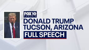 Full speech: Former President Donald Trump in Tucson