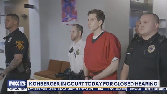 Bryan Kohberger in court for closed hearing