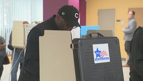 Mayor Brandon Johnson among Chicago voters casting ballots on Election Day