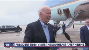 President Biden visits the Southeast after Helene