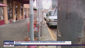 Woman shot during robbery at Seattle massage parlor