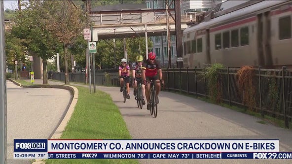 Montgomery County announces crackdown on e-bikes