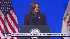 VP Harris rallies educators in Texas, tackles key campaign issues