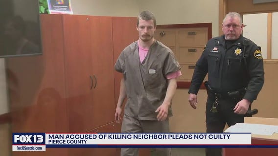 Man accused of killing Roy neighbor pleads not guilty