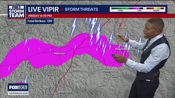 Friday afternoon forecast