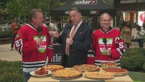 Aurelio's and NHL legend Jeremy Roenick celebrate National Pizza Month one slice at a time