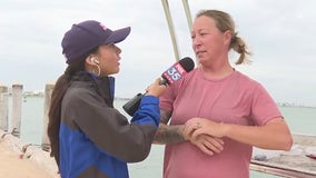 Hurricane Helene: People getting in last minute fishing at Port Canaveral