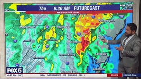 DC weather: Rain, thunderstorms and flooding concerns Thursday