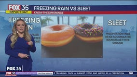 Florida winter system: Freezing rain vs. sleet