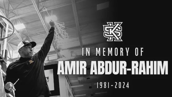 Memorial services for Coach Amir Abdur-Rahim at KSU, USF