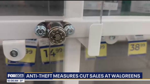 Anti-theft measures cut sales at Walgreens