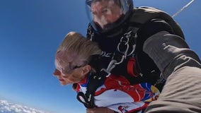 Talkers: Skydiving grandmother