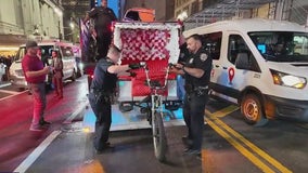 NYPD cracks down on illegal pedicabs in Midtown