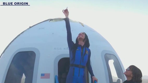Blue Origin launches all-female crew into space