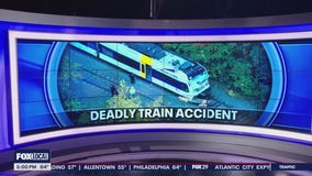 Train conductor killed and several hurt after striking tree in New Jersey