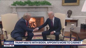 Trump meets with Biden, appoints more to cabinet