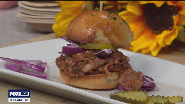 Chef Que returns to the Fox 2 kitchen with barbecue jackfruit sliders