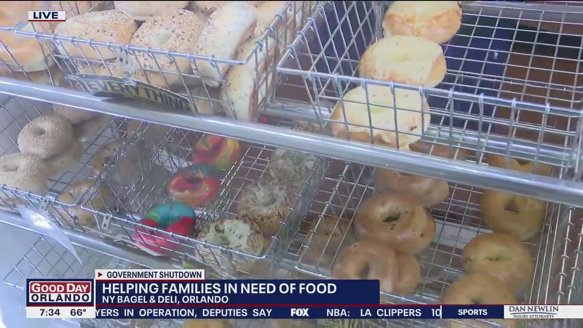 Orlando bagel shop helping families in need of food