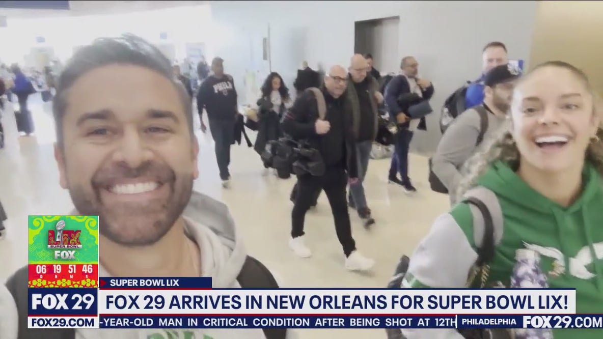 FOX 29 arrives in New Orleans for Super Bowl LIX