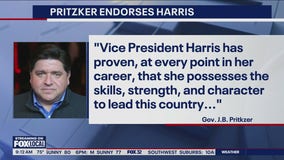 Gov. Pritzker endorses Kamala Harris as Democratic presidential nominee
