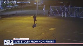 Van stolen from Detroit non profit gated lot