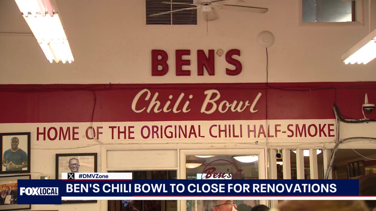 Ben's Chili Bowl to close temporarily for renovations