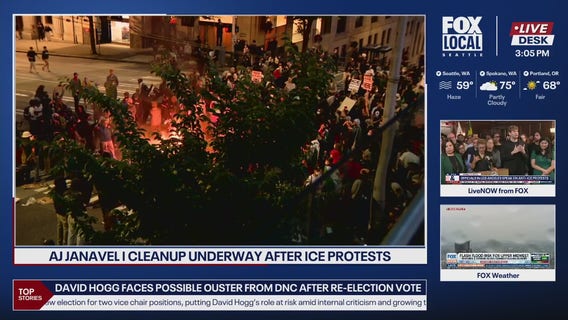 Cleanup underway after Seattle ICE protests