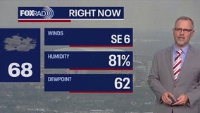 Christmas Day evening weather forecast