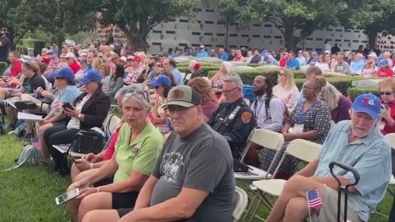 Remembering 9/11: Retired New York officers, firefighters join Governor DeSantis for Palm Harbor ceremony