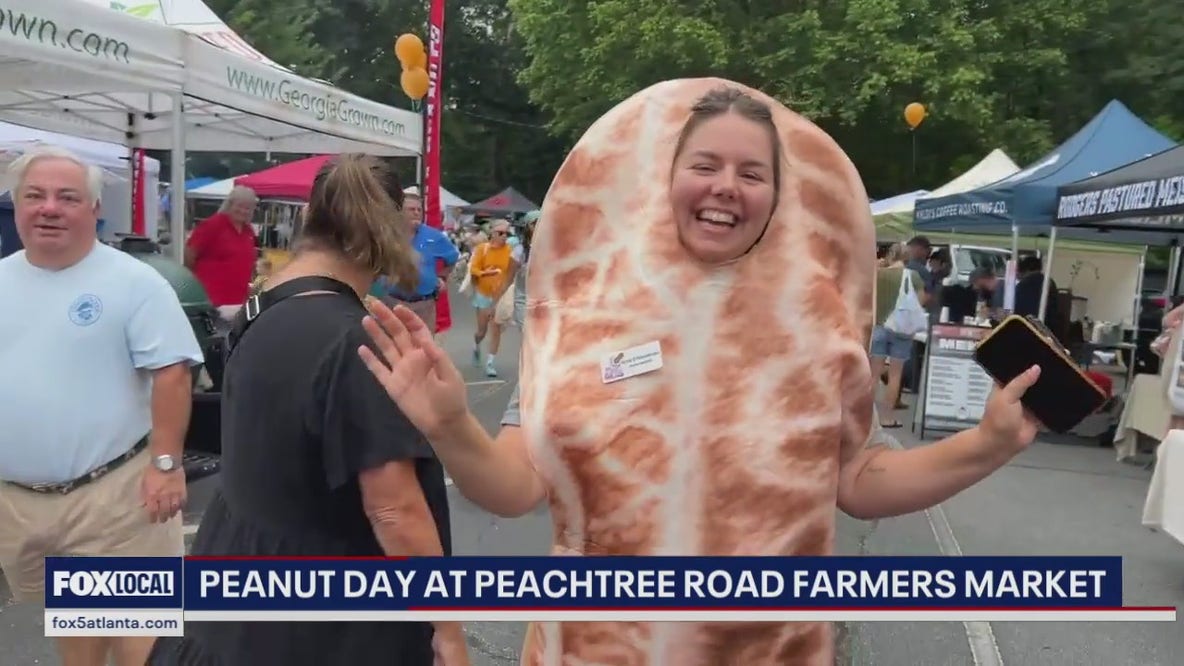 Peanut Day at Peachtree Road Farmers Market gets "nutty"