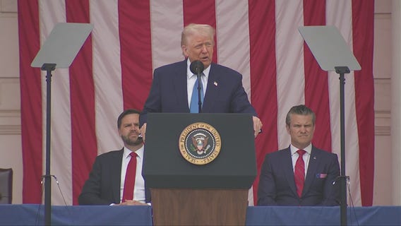 Trump marks Memorial Day with tribute at Arlington National Cemetery