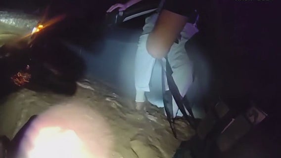 Driver rescued after flash floods sweep away vehicle in Apache Junction