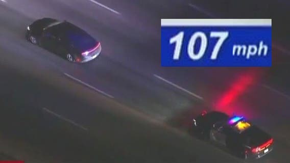 Driver clocked at 100 mph on 5 Freeway in LA