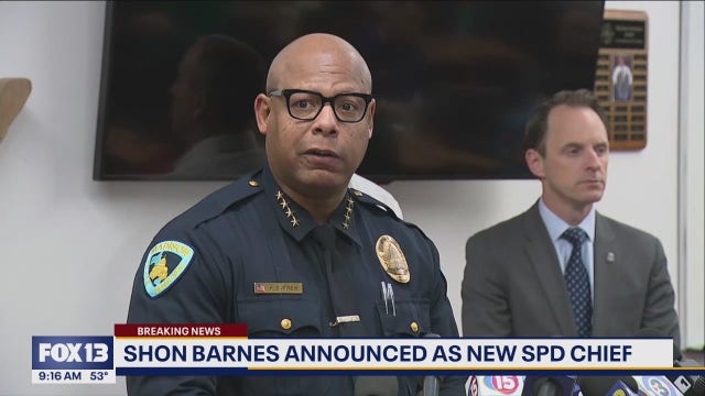 Shon Barnes named new Seattle police chief