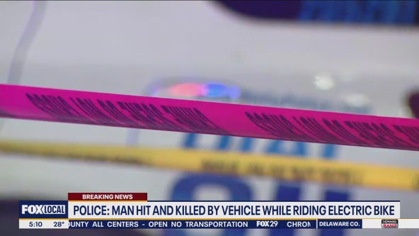 Man struck, killed while riding electric bike in North Philadelphia