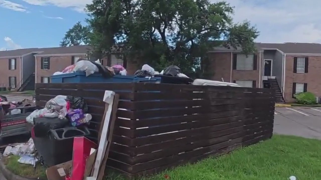 Piles of trash reappear at Westbury Reserve Apartments, new companies working to clean it up
