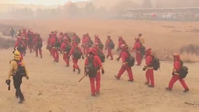 Inmate crews deploy to help fight California fires