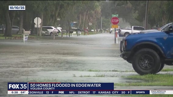 50 homes flooded in Edgewater