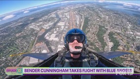 Bender Cunningham takes flight with Blue Angels