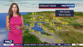 Warm inland