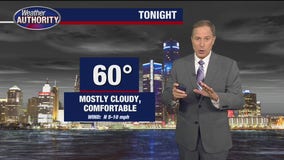 Cloudy and some rain for Tuesday