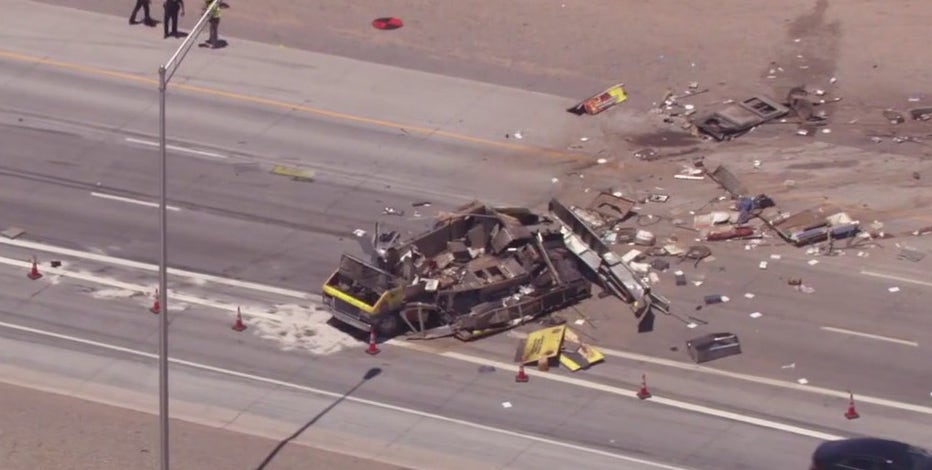 Food truck driver seriously hurt in Loop 303 crash