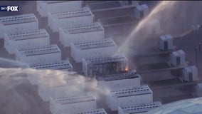 Massive fire breaks out at Peoria battery storage facility