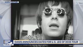 Oasis announces dates for US leg of North American tour