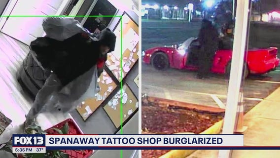 Spanaway tattoo shop burglarized