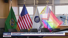 Pierce County Council member upset over Pride flag in council chambers