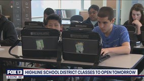 Highline School District classes to begin Thursday without internet